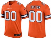 Customized Men & Women & Youth Nike Broncos Orange Color Rush Legend Limited Jersey,baseball caps,new era cap wholesale,wholesale hats